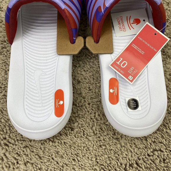 Nike Victori One JDI Slides Women's Size 10 Sandals CN9676-601 Cinna/White - NEW - Picture 13 of 15